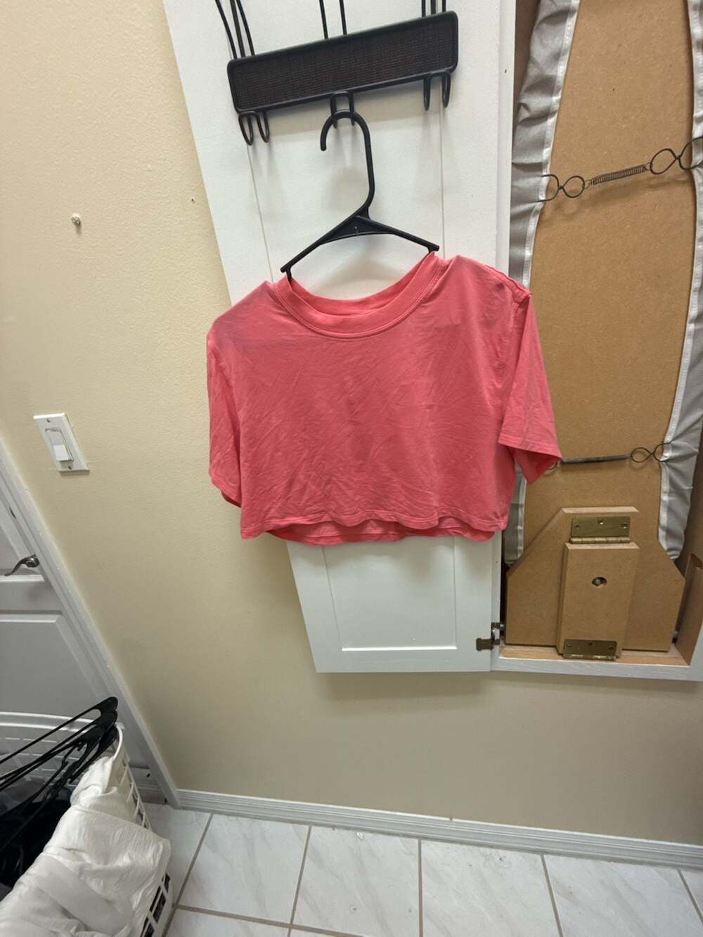 Lululemon Pink Crop Top T-Shirt